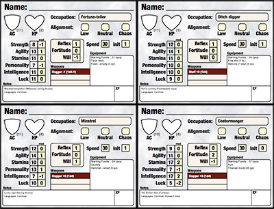 0-Level Party Generator